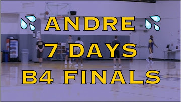 Andre Iguodala 💦 splashing after Warriors (0-0) practice, 7 days before 2019 NBA Finals