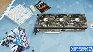 PC Builder Simulator 2 Water Cool GPU | Fitting a water cool gpu | My first Job