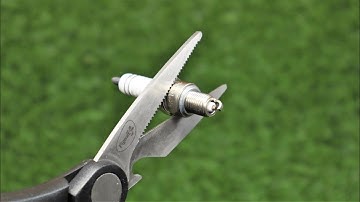 Scissor is like a Razor in 1 minute! Intelligent Scissor Sharpening Technique using a Spark Plug