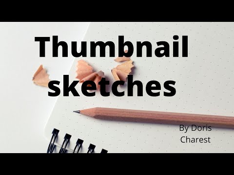 Thumbnail sketches.  What they are and how to do them.