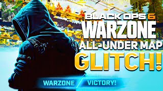 *NEW* WIN EVERY MATCH Using Under Map Glitches in WARZONE-INVINCIBLE &amp; GODMODE GLITCH (BLACK OPS 6)