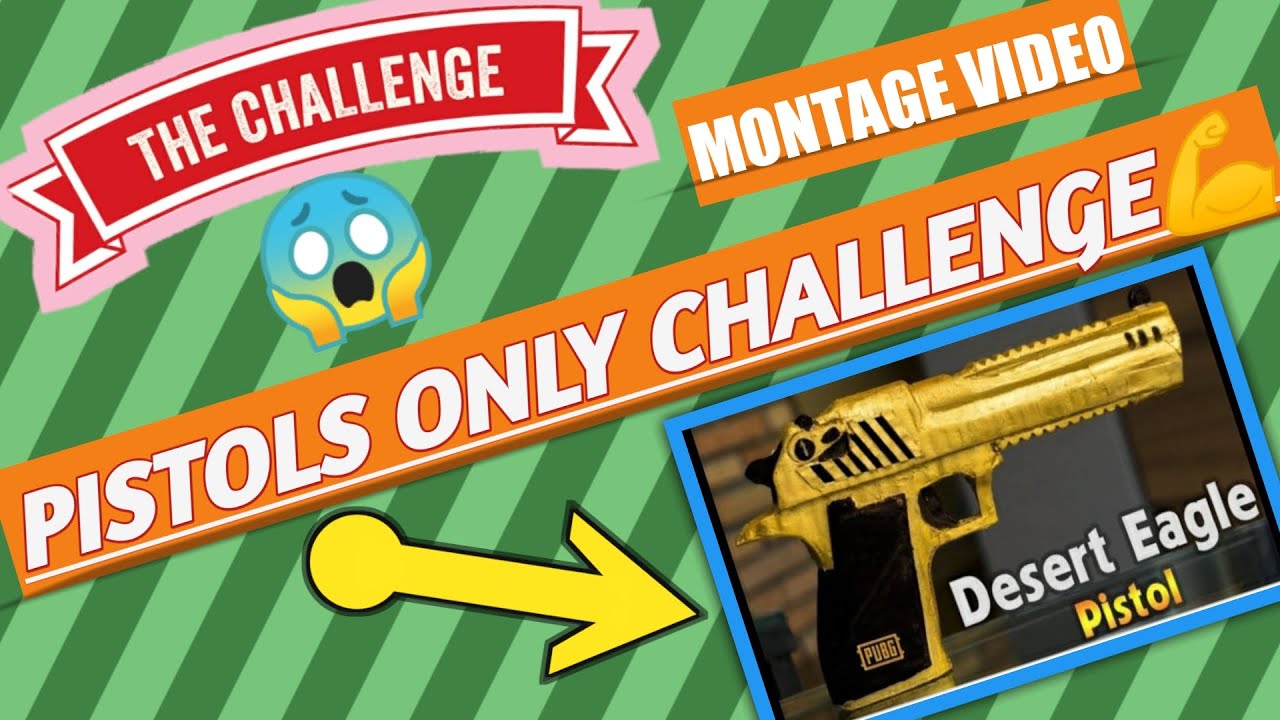 PISTOLS ONLY CHALLENGE 😱💪|| MONTAGE VIDEO || 