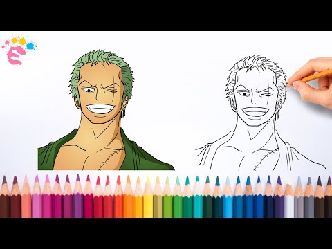 Learn How To Draw Zoro Face One Piece Characters