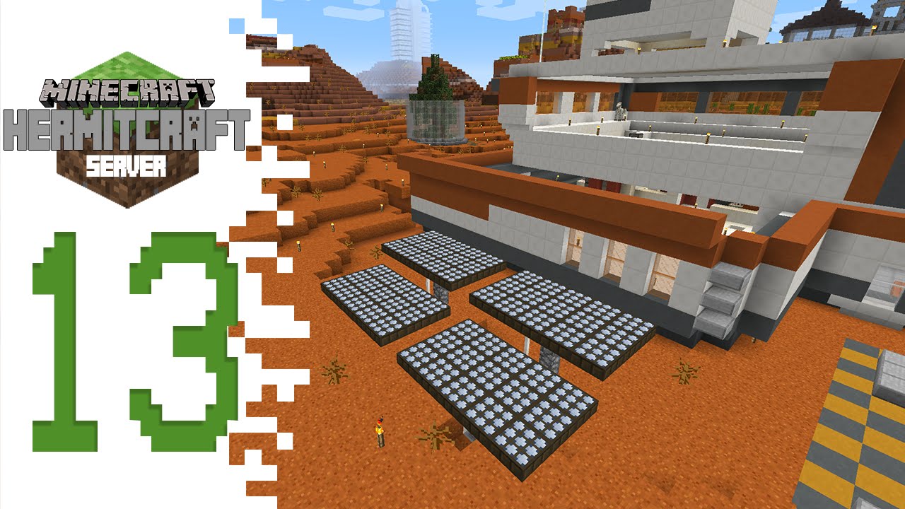 Hermitcraft (Minecraft) - EP13 - Solar Panels And Glass Case! - YouTube
