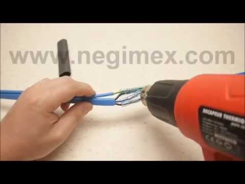 Negimex - pose d'un kit thermo-rétractable