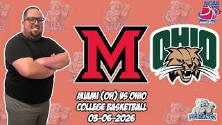 Miami Ohio vs Ohio 3/6/26 Free College Basketball Picks and Predictions | NCAAB Pick