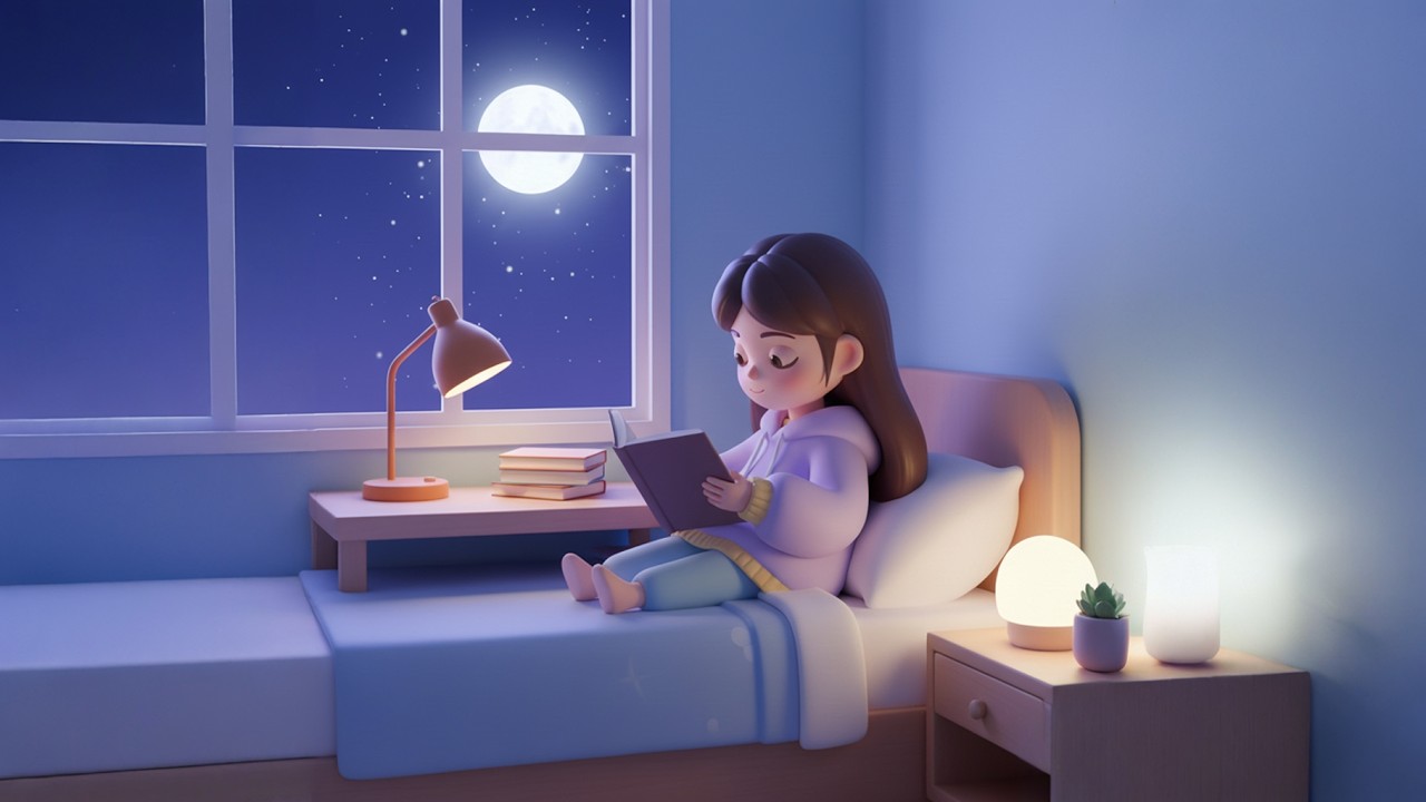 Reading & Sleep Lofi 🌙 1 Hour Calm Beats for Relaxation and Peaceful Night (2026)