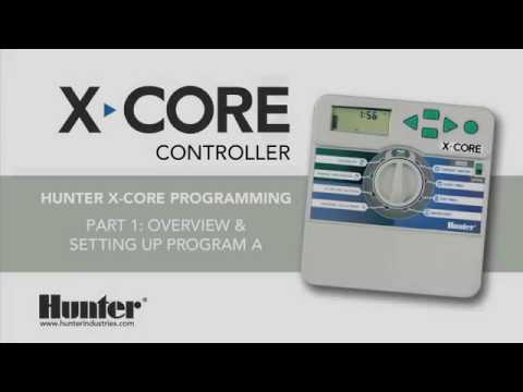 Hunter X-Core Programming, overview and setting up program A - YouTube