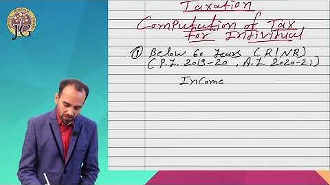 CA Kartik Patel_Computation of tax for individual_B Com_Sem 3