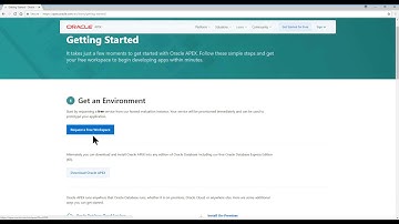 Request a Free Workspace APEX 18.1 - [Video 01 - English Version]