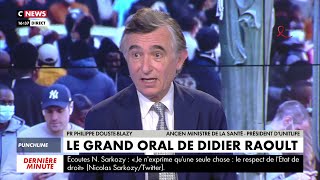 Grand oral de Didier Raoult : Philippe Douste-Blazy réagit