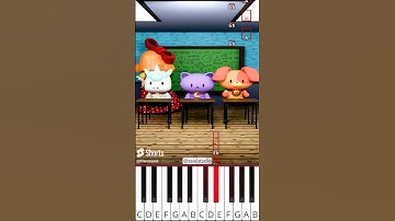 Gegagedigedagedago but Catnap vs Miss.delight? (@ssielstudio) - Octave Piano Tutorial