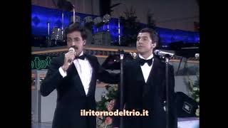 Il Trio - Massimo Lopez imita Pippo Baudo - Sanremo 1986