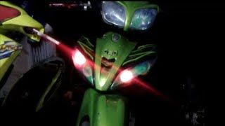Cara membuat lampu flip flop jupiter z / vegazr