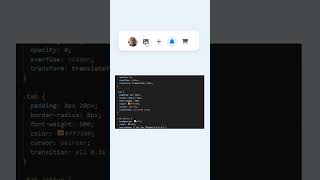 Animated Navbar using HTML & CSS #coding #cssanimation #shorts
