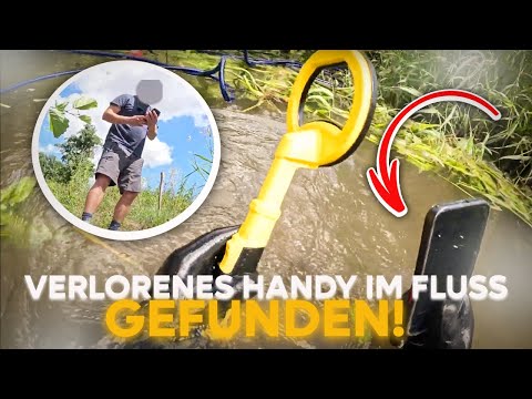 Handy im Fluss verloren – nach Tagen im Wasser gefunden und es läuft noch