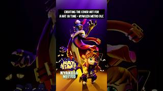 😼🎩Creating the A Hat in Time - Nyakuza Metro DLC cover art for @GearsforBreakfast! #ahatintime