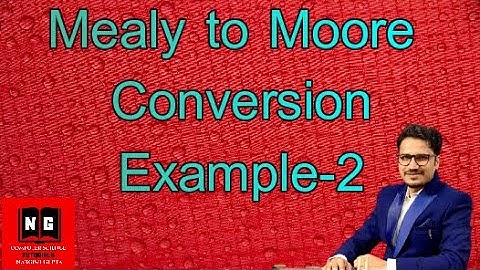 Mealy to Moore Conversion Example-2 | Mealy & Moore Machine | Theory of Computation