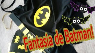 Fantasia de Batman Improvisada  Montando com coisas que tem em casa