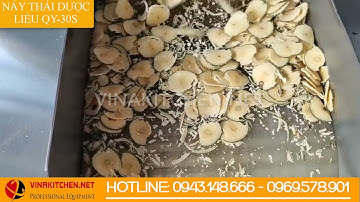 Máy thái dược liệu QY-30S | Máy thái thuốc tự động | Độ dày 3mm đến 30mm