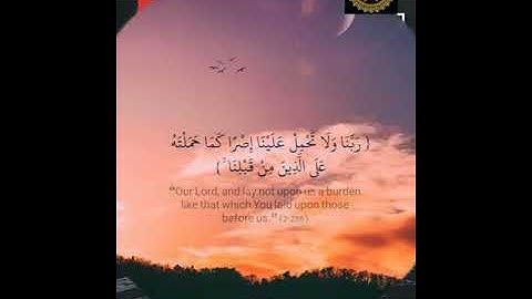 صوت ملاكي 🌎{ لَا يُكَلِّفُ اللهُ نَفْسًا إِلَّا وُسْعَهَا}  القارئ فارس عباد 🌻💙