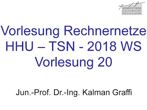 HHU TSN 2018WS Rechnernetze 20