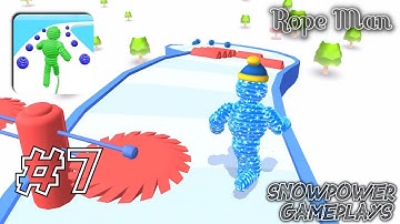 Rope-Man Run - All levels Mobile Gameplay Walkthrough level 15-16