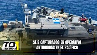 Seis capturados en operativo antidrogas en el Pacífico