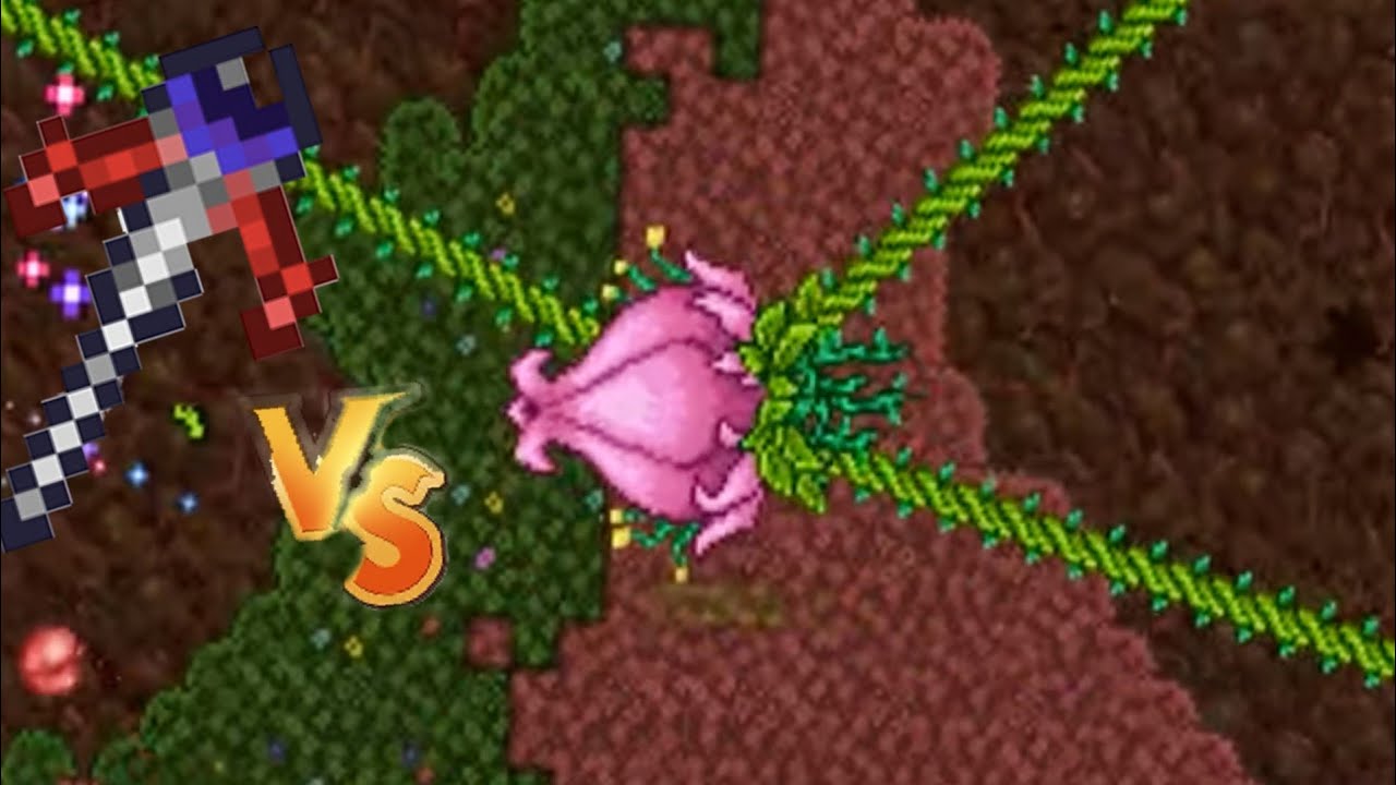 Optic Staff vs plantera funnest moments in terraria YouTube