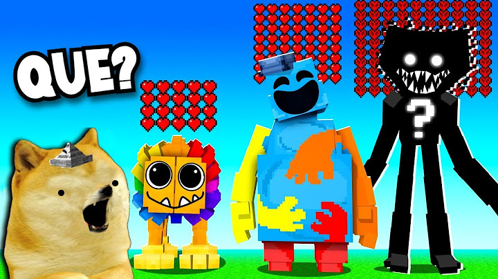 ¿Qué Personaje DE POPPY PLAYTIME 4 Tiene MAS VIDA? MINECRAFT - Juegos con cheems