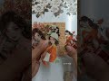 Aesthetic Orange Themed Journal with me #journal #shorts #aestheticjournal