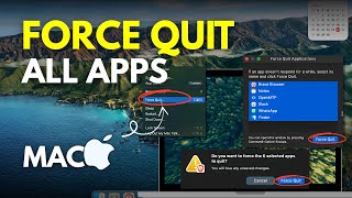 How to Force Quit All Apps on MacBook? Force Stop Apps in Mac