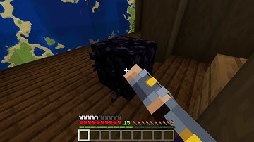Mining Obsidian With My Hand
