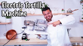 Electric Tortilla Machine ETM1 Press Roller Portable Maker para Tortillas Corn Masa Homemade Maiz