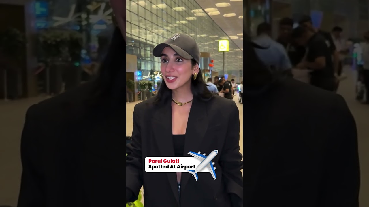 Parul Gulati Spotted At Mumbai Airport | Exclusive Celebrity Sighting 2025