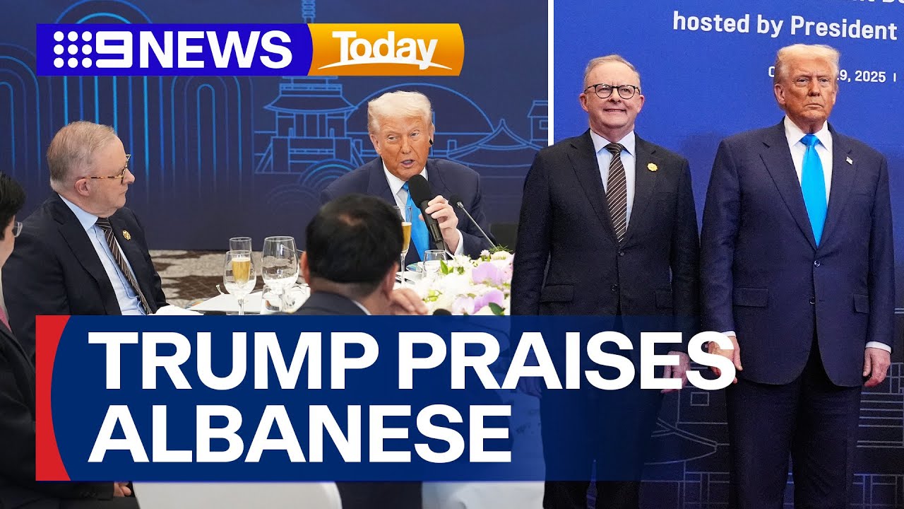 Donald Trump praises PM Albanese during dinner with leaders |
