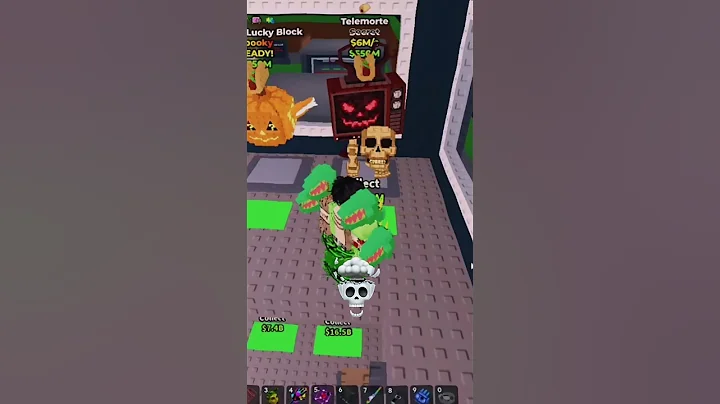 Telemorte Unlocked 🤯 | Opeanig Spooky Lucky Block | Steal a Brainrot #stealabrainrot #roblox