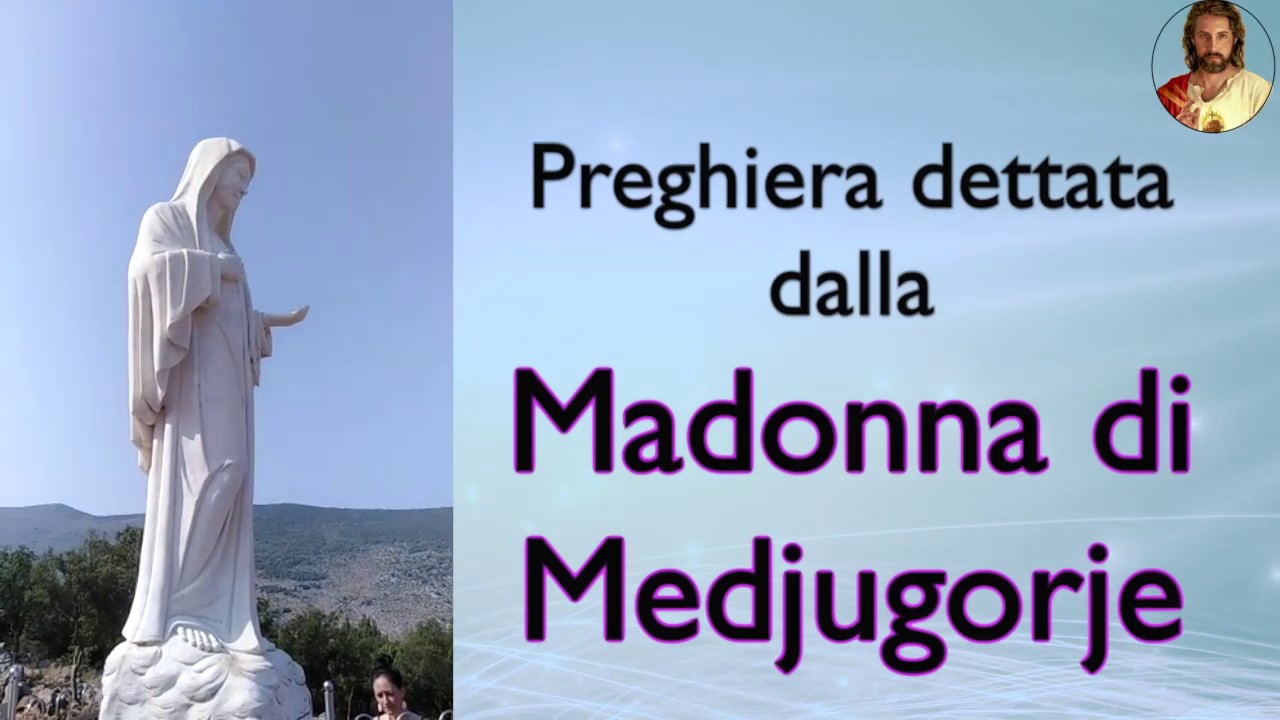 preghiera alla madonna di medjugorje per ricevere una grazia