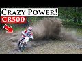 Enduro On A Honda CR500AF CR500