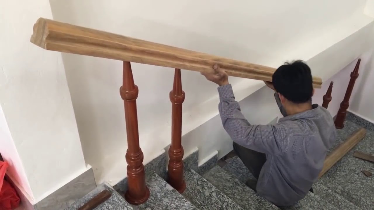Balaustres de madera, como colocarlos - Escaleras de Madera