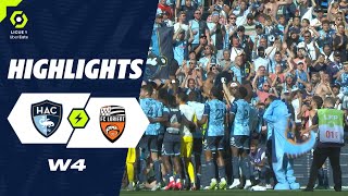 HAVRE AC - FC LORIENT (3 - 0) - Highlights - (HAC - FCL) / 2023-2024