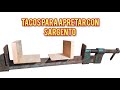 Como hacer tacos protectores para apretar con sargentos en la carpintería