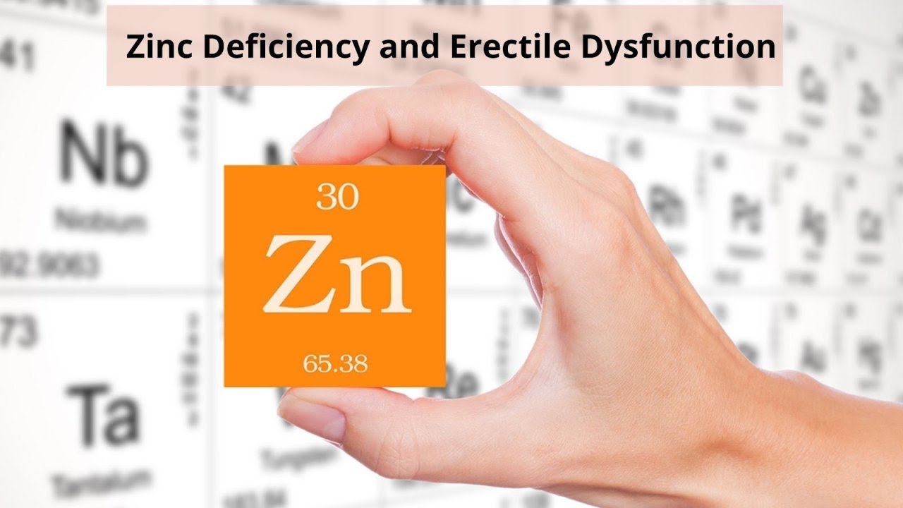 Zinc The Natural Cure for Erectile Dysfunction YouTube