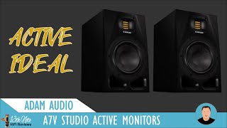 Studio Monitors : A MUST for HiFi : Adam Audio A7V Active's