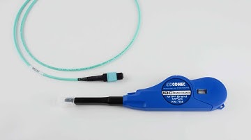 How to Clean MTP® (MPO) MT Ferrules Using a US Conec™ Click Cleaner