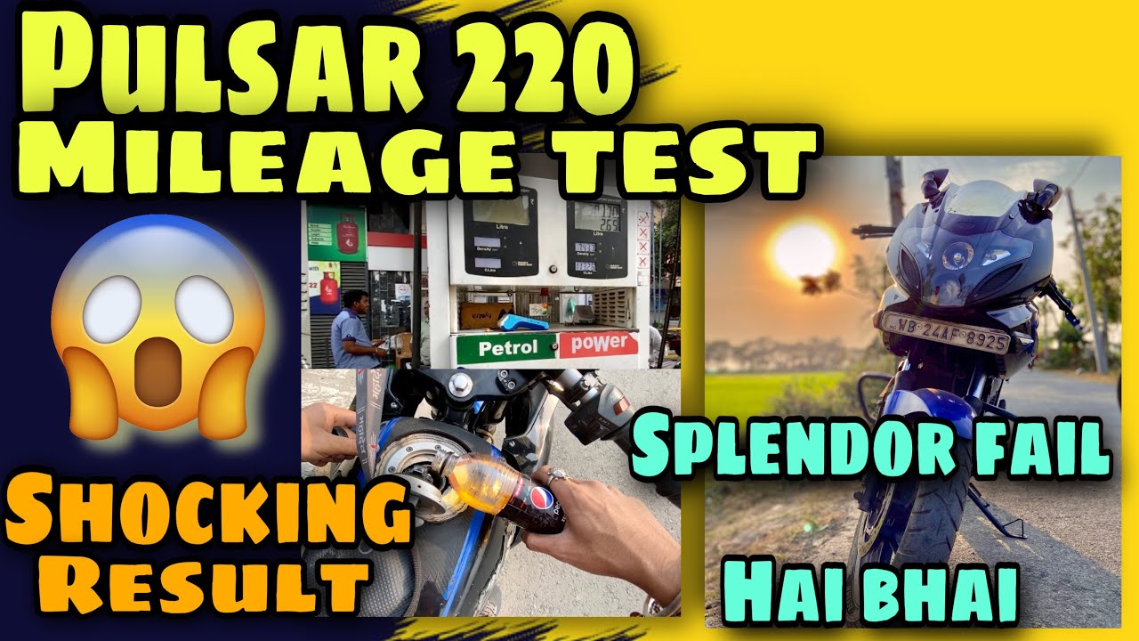 Pulsar 220f Mileage Test Pulsar 220 kitna average deti hai shocking