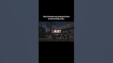 Rust Console new junkyard menu screen looking crisp…#shorts #rust #rustconsole
