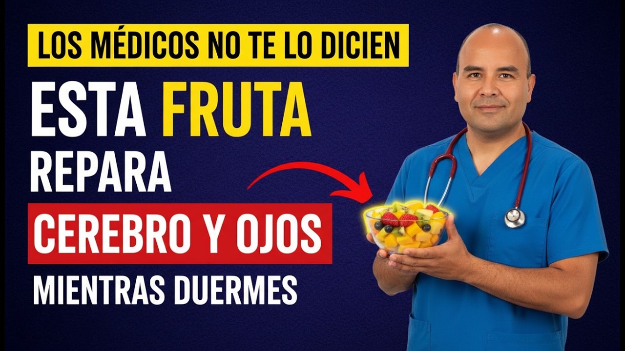 Mayores: Estas Frutas Mejoran Tu Vista Y Memoria Mientras Duermes | Dr Luis Cueva