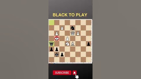 Daily chess puzzle Black to play😊 😊😊 #chess #challenge #learnchess #improve #shorts