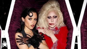 Bekijk hoe Jenna Ortega samen met Lady Gaga optreedt in 